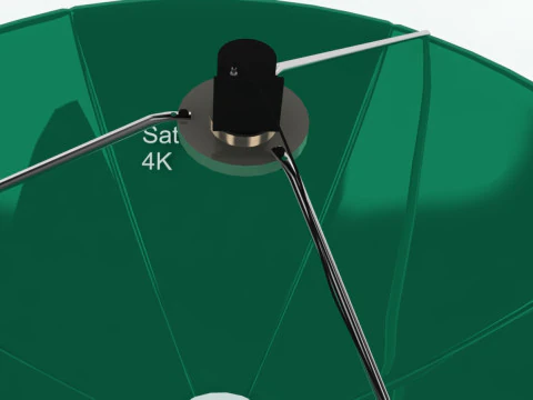 Супутникова антена 3D Модель