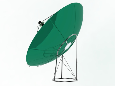 卫星天线 3D 模型