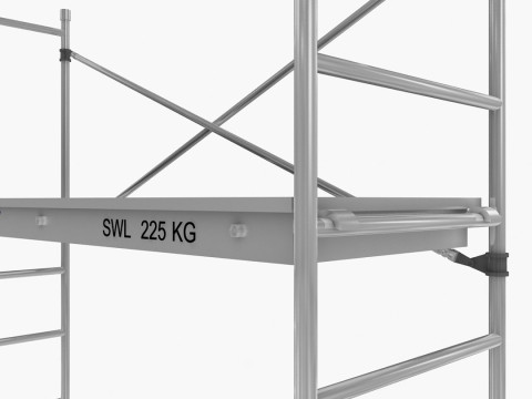 Perancah Logam Model 3D