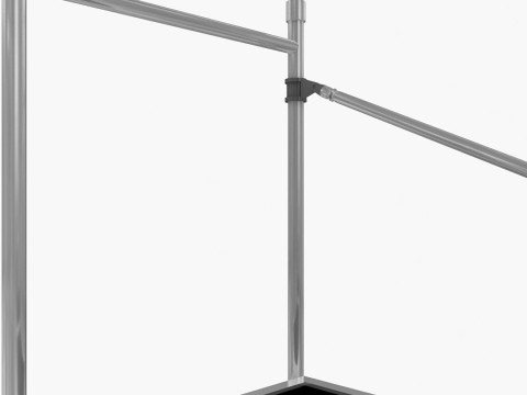 Perancah Logam Model 3D