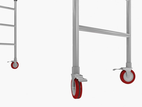 Perancah Logam Model 3D