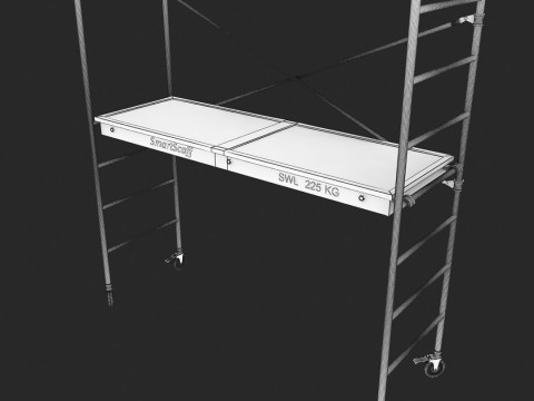 Perancah Logam Model 3D