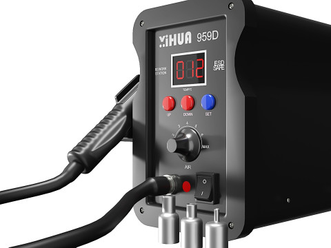 Station de reprise CMS Modèle 3D