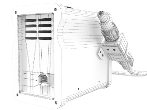 Station de reprise CMS Modèle 3D