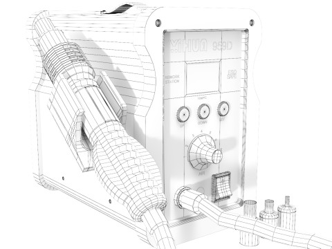 Station de reprise CMS Modèle 3D
