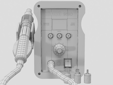 Station de reprise CMS Modèle 3D