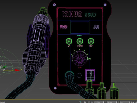 Station de reprise CMS Modèle 3D