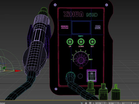 SMD Rework Station 3D Model