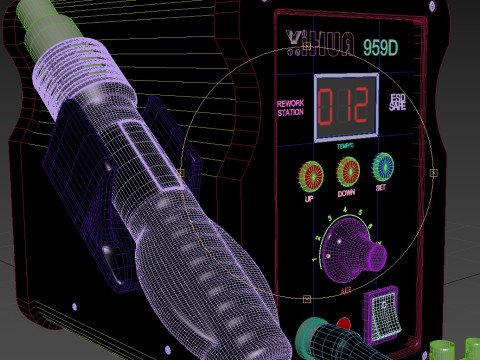 Station de reprise CMS Modèle 3D