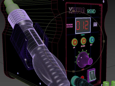 SMD Rework Station 3D Model