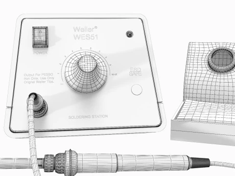 Soldering Station 3D Model