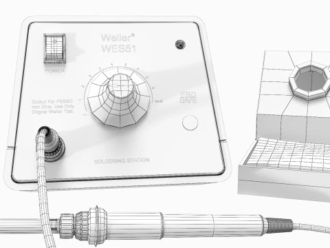 Soldering Station 3D Model