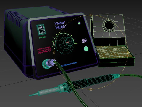Soldering Station 3D Model