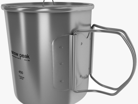 यात्रा टाइटेनियम कप 3D मॉडल