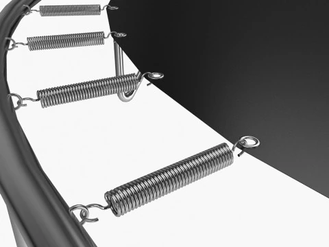 Trampolinspringen 3D Modell