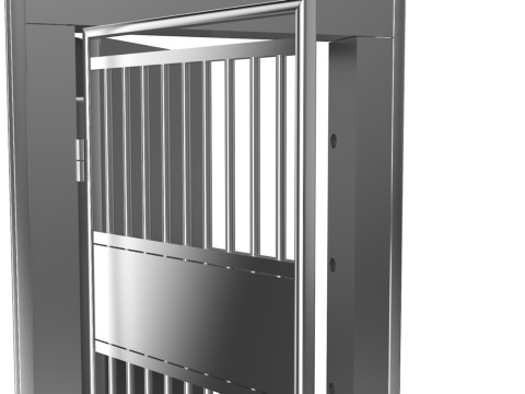 金库室铁门 3D 模型