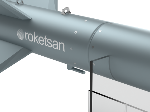 Misil de crucero CAKIR Modelo 3D