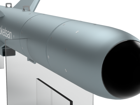 Misil de crucero CAKIR Modelo 3D