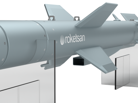 Misil de crucero CAKIR Modelo 3D