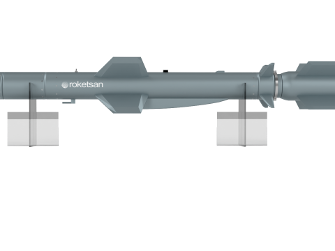 Misil de crucero CAKIR Modelo 3D