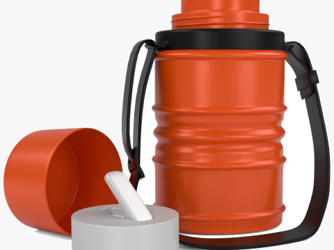 Bouteille d'eau scolaire Modèle 3D