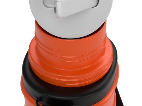 학교 물병 3D 모델