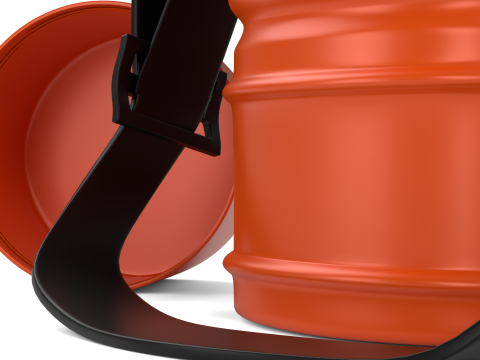 학교 물병 3D 모델