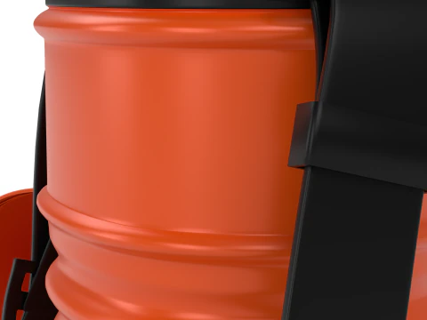 School Water Bottle 3D Model