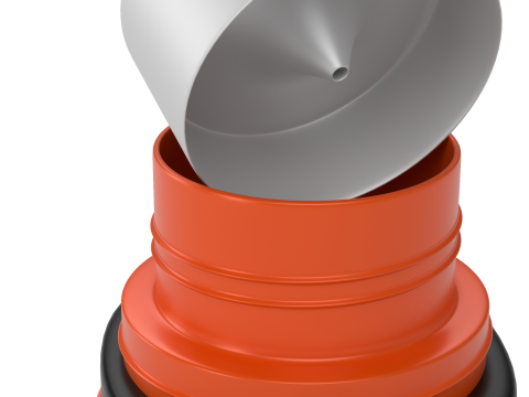 학교 물병 3D 모델