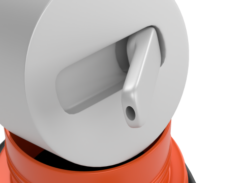 학교 물병 3D 모델