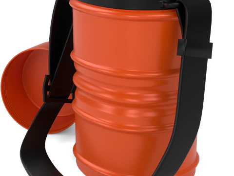 School Water Bottle 3D Model