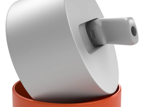 School Water Bottle 3D Model