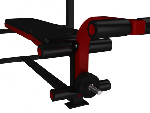 Gewicht bank 3D Model