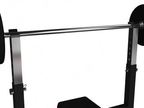 Gewicht bank 3D Model