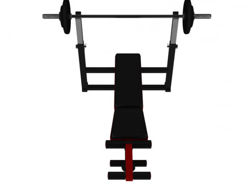 Gewicht bank 3D Model