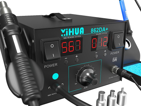 Nacharbeits- und Lötstation 3D Modell