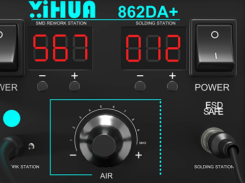 Rework- en soldeerstation 3D Model