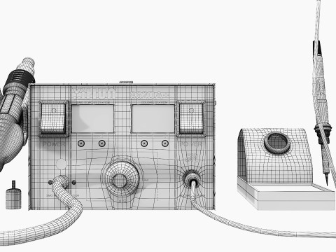 Rework- en soldeerstation 3D Model
