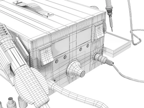 Ремонтно-паяльная станция 3D Модель