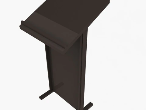 Lectern Podium Speaker Stand 3D Model