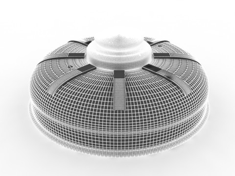 Bomba de minas Modelo 3D