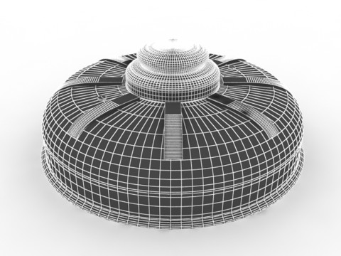 Bomba de minas Modelo 3D