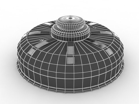 Bomba de minas Modelo 3D