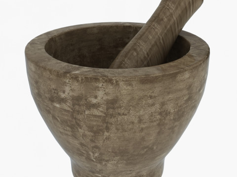 Mörserstößel 3D Modell