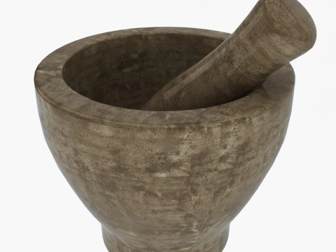 Mortar Pestles 3D Model