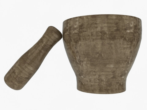 乳鉢乳棒 3Dモデル