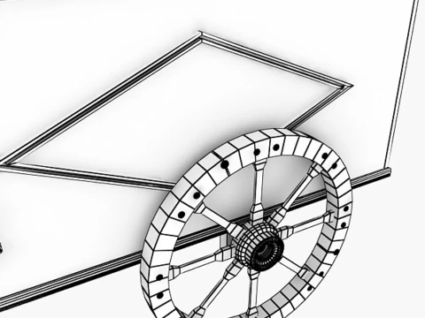Old Ice Cream Cart 3D Model