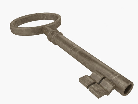 Antique Vintage Key 3D Model