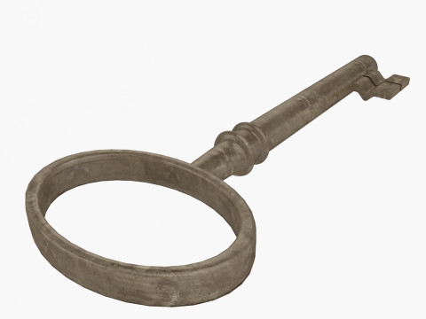 Antique Vintage Key 3D Model