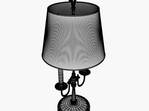 Lampe de table ancienne Modèle 3D